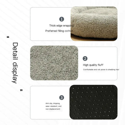Warm Cat Bed Dog Nest Soft Cushion