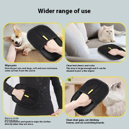 Grooming and Hair Removal Glove for Pets