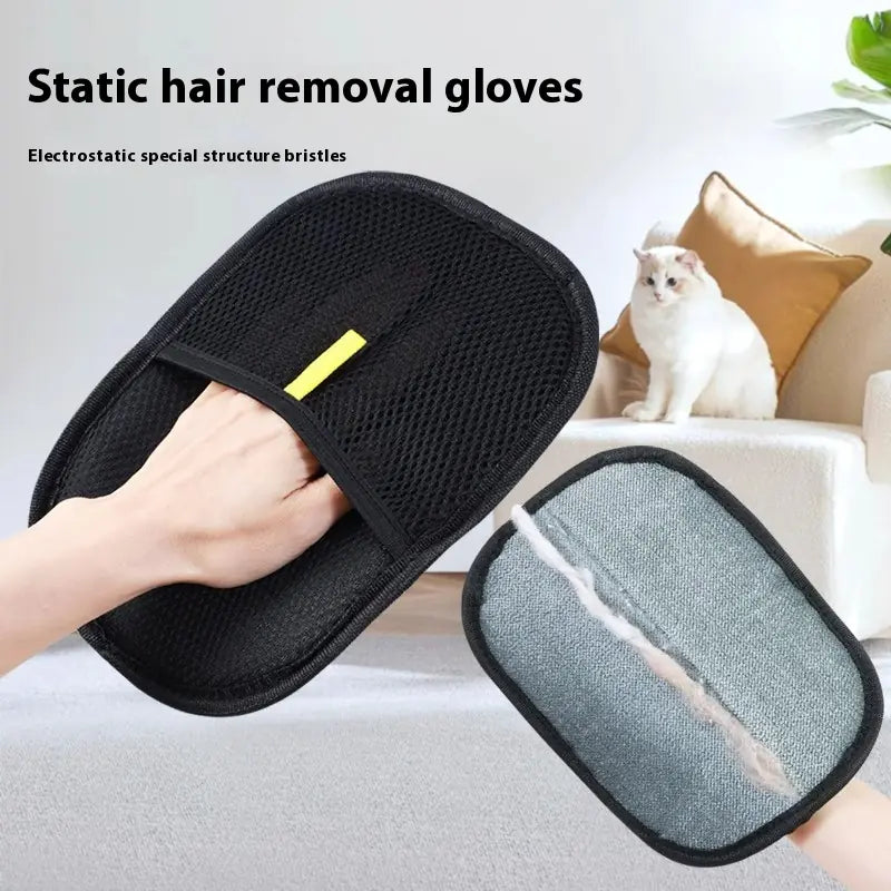 Grooming and Hair Removal Glove for Pets