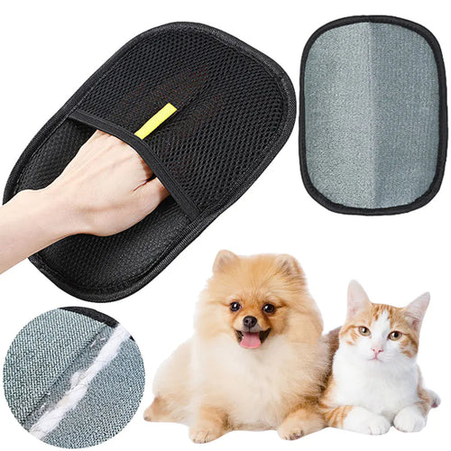 Grooming and Hair Removal Glove for Pets