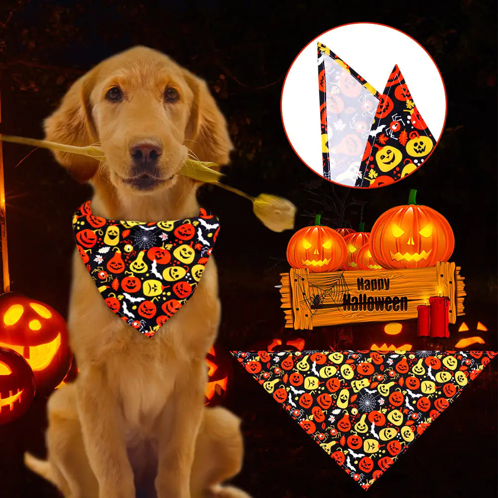 Halloween Dog Bandanas for Pets Accessories